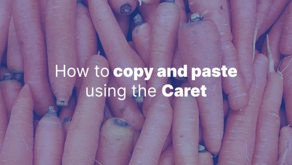 Copying and Pasting Text in JavaScript using the Caret