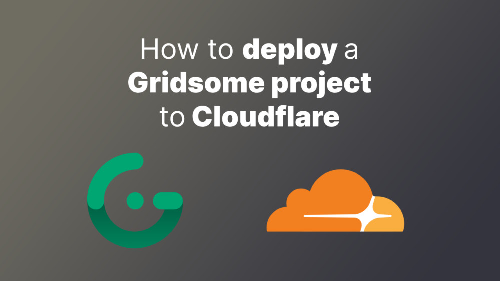 How to deploy a Gridsome project to Cloudflare Pages Accreditly