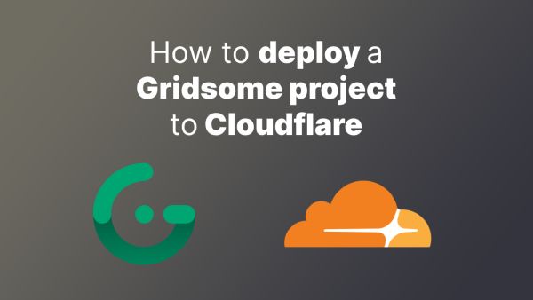 How to deploy a Gridsome project to Cloudflare Pages