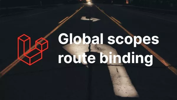 Disable global scopes on individual routes with route binding in Laravel