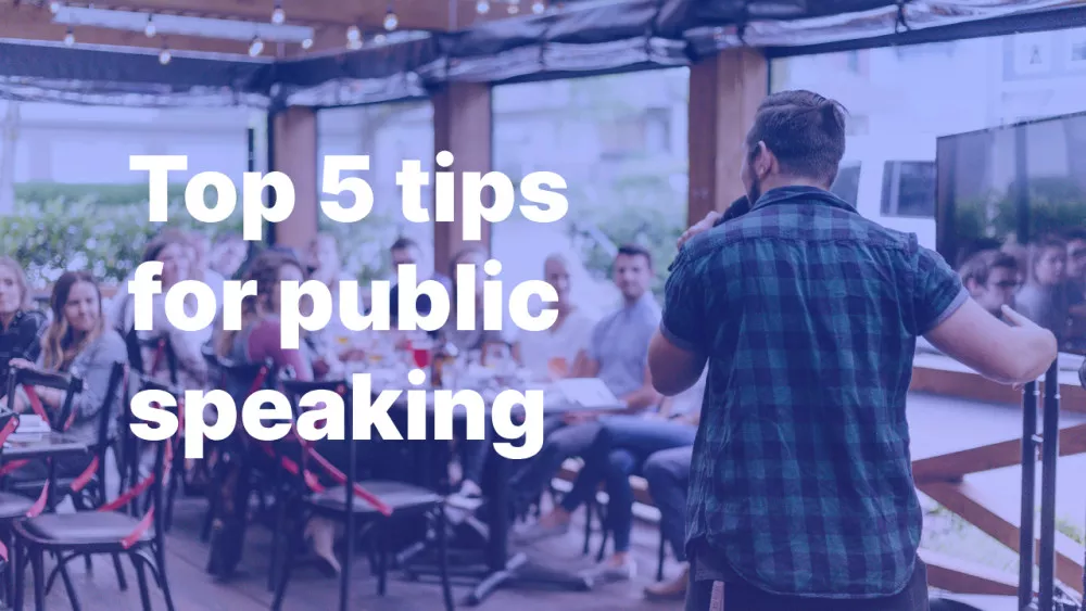 Top 5 tips for your first web dev public speaking gig - Accreditly