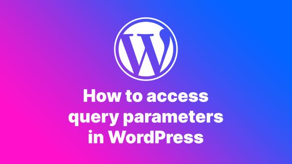 How to access query parameters in WordPress