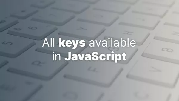 All keys and keycodes available in JavaScript