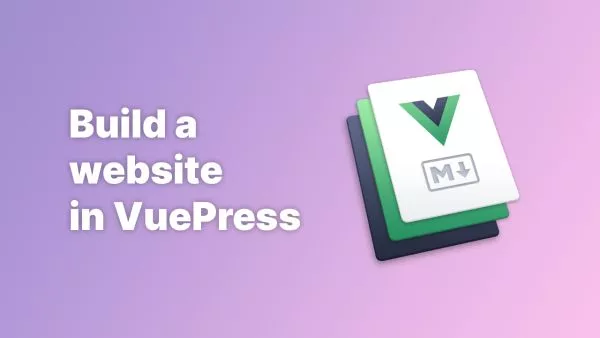 How to build a basic website in VuePress
