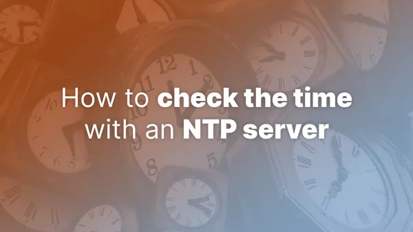 How to Check the Time Against an NTP Server