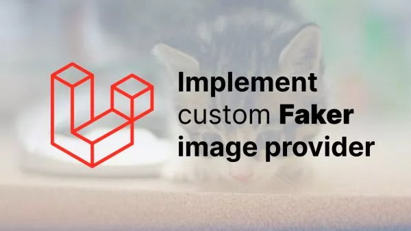 How to replace Laravel's Faker default image provider
