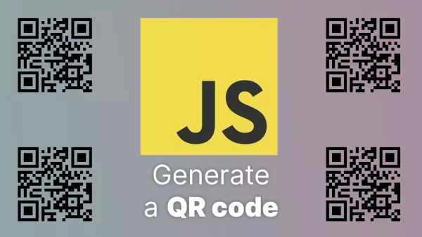 How to generate a QR code in JavaScript
