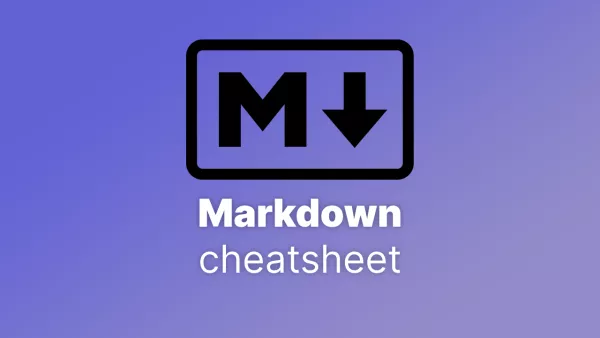 Markdown cheatsheet