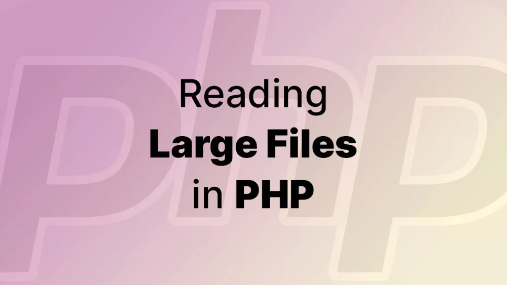 How to handle reading large files in PHP using a generator - Accreditly