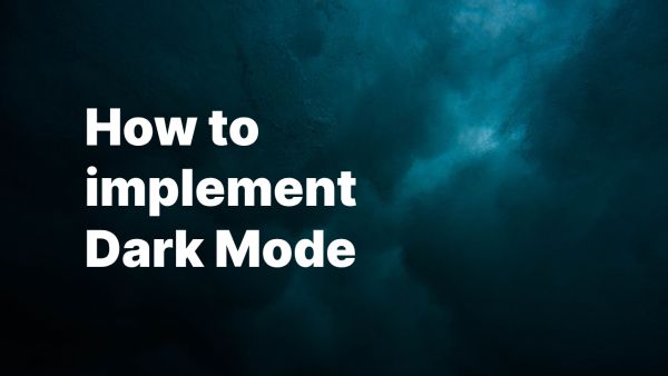How to support dark mode, approaches in CSS and JS