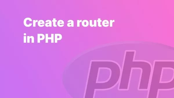How to build a router in PHP